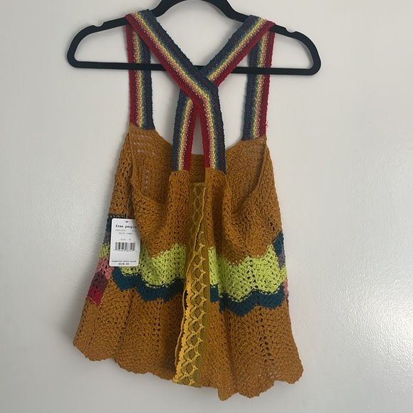 NWT Crochet Free People Top - Picture 2 of 5